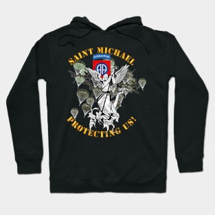 82nd Airborne Div - Saint Michael - Protecting Us - Mass Hoodie